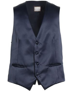 Pal Zileri Midnight Tailored Vest Polyester - Blue