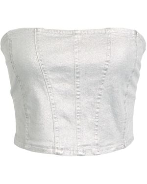 ViCOLO Top Cotton, Elastomultiester, Elastane - White