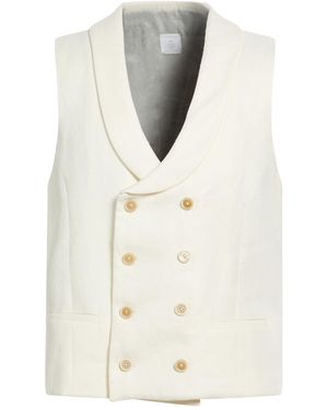 Eleventy Tailored Vests - White
