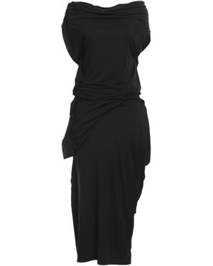 Limi Feu Midi Dress Rayon - Black