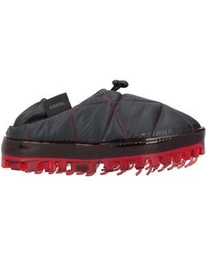 RBRSL RUBBER SOUL Bold Trainers Textile Fibres - Black