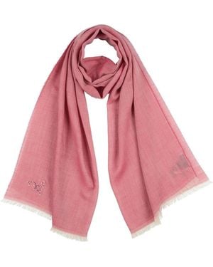 Elios Milano Fuchsia Scarf Cashmere - Pink