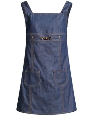 Celine Mini Dress Cotton - Blue