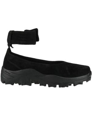 Mugler Ballet Flats Leather - Black