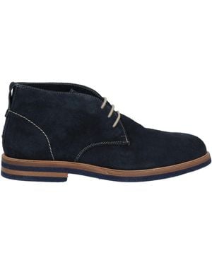 Baldinini Midnight Ankle Boots Leather - Blue