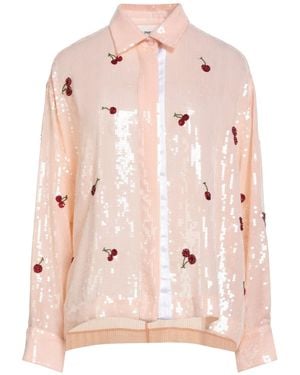 DES_PHEMMES Shirt Viscose, Glass, Metal, Polyester - Pink