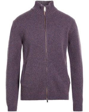 Daniele Fiesoli Cardigan Merino Wool - Purple