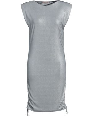 Shopart Midi Dress Polyester, Elastane - Gray