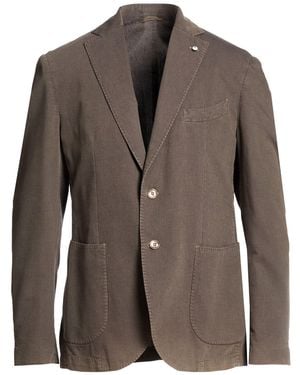 L.B.M. 1911 Blazer Cotton, Polyamide - Brown