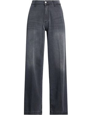People Charcoal Jeans Cotton, Lyocell - Blue