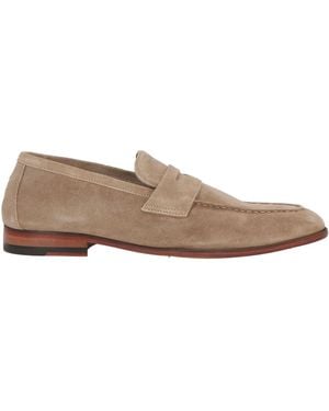 Oliver Sweeney Taupe Loafers Leather - Brown
