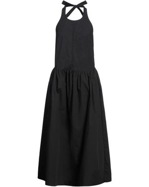 8pm Midi Dress Cotton - Black