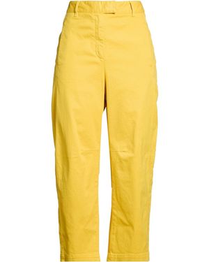A.b Pants Cotton, Elastane - Yellow