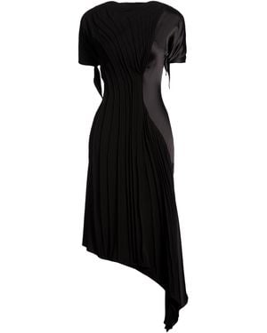 Mugler Maxi Dress Viscose, Elastane, Polyester - Black