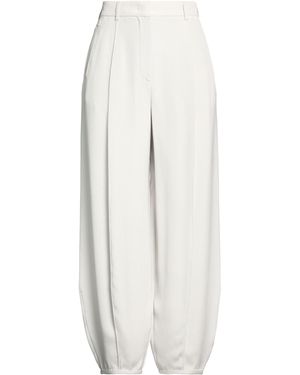 Giorgio Armani Light Pants Silk - White