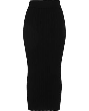 Isabel Benenato Maxi Skirt Viscose, Polyester - Black