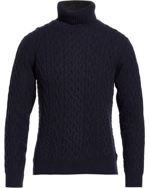Bellwood Midnight Turtleneck Wool - Blue
