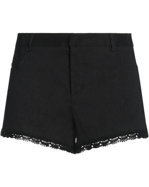 Pinko Shorts & Bermuda Shorts Linen, Viscose, Elastane - Black