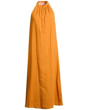 Ottod'Ame Maxi Dress Cotton - Orange