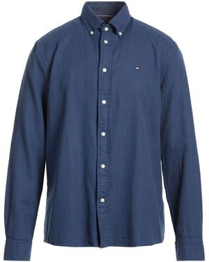 Tommy Hilfiger Shirt Cotton - Blue