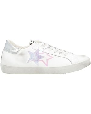 2Star Trainers Leather - White