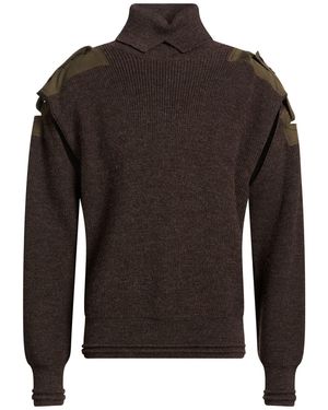 Burberry Dark Turtleneck Wool - Brown