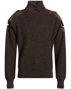 Burberry Dark Turtleneck Wool - Brown