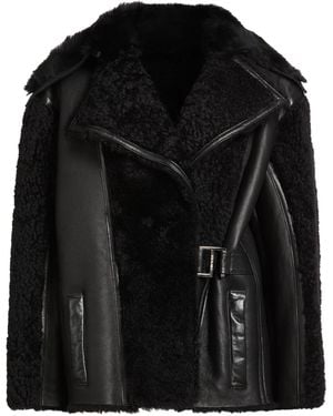 Patrizia Pepe Shearling & Teddy - Black