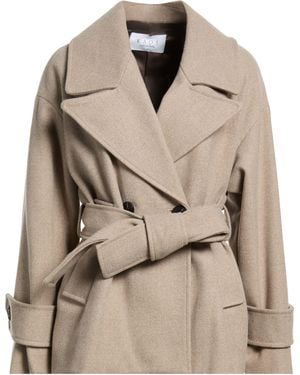 Kaos Coat Polyester, Viscose, Polyamide - Natural