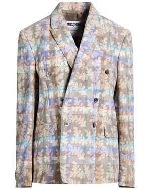 Moschino Taupe Blazer Cotton - Grey