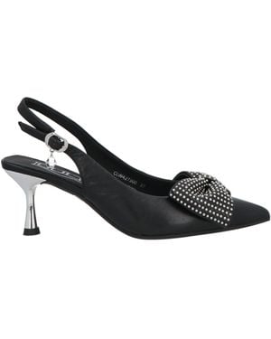 Cult Court Shoes Leather - Black