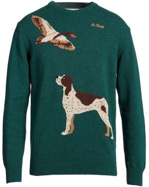 MC2 Saint Barth Dark Sweater Wool, Polyamide, Silk, Viscose, Cashmere - Green