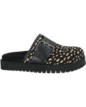 High Mules & Clogs - Black