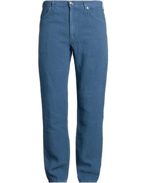 120% Lino Trouser - Blue