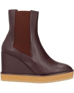 Castañer Botines De Caña Alta - Marrón