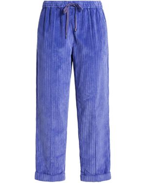 Liviana Conti Trousers Cotton, Polyester - Blue