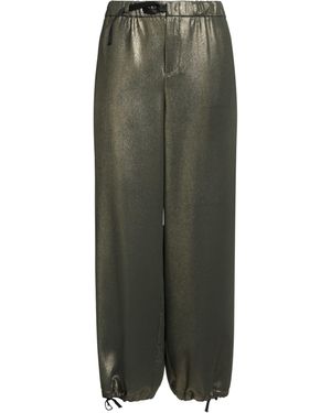 White Sand Pants Polyester, Elastane - Green