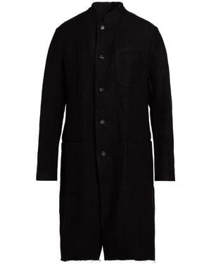 Masnada Coat Hemp, Wool - Black