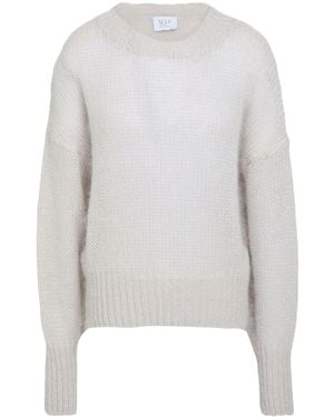 MVP WARDROBE Light Sweater Superkid Mohair, Polyamide, Merino Wool - White