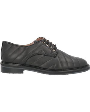 Pollini Lace-Up Shoes Leather - Gray