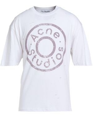 Acne Studios T-Shirt Cotton, Polyester - White