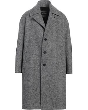 Neil Barrett Coat Wool, Polyamide, Acrylic, Polyester, Cotton - Grey