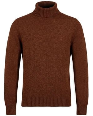 Gran Sasso Turtleneck Virgin Wool - Brown