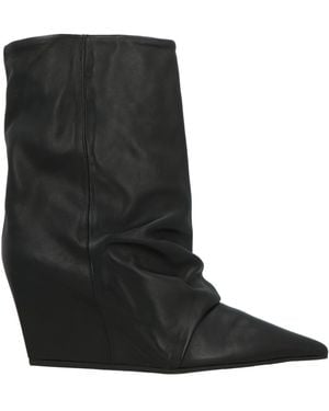 Vic Matié Ankle Boots Leather - Black