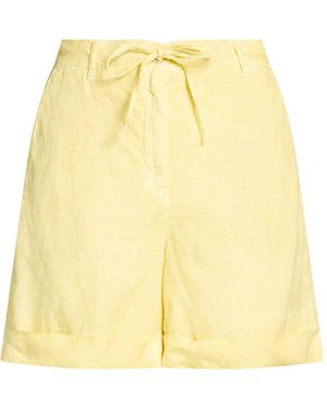 120% Lino Shorts & Bermuda Shorts - Yellow