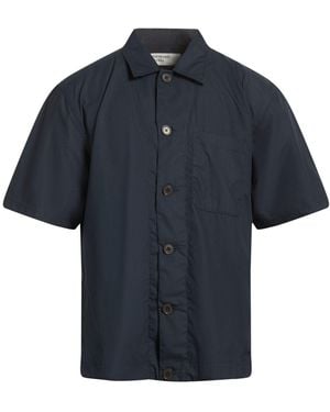 Universal Works Midnight Shirt Recycled Polyester, Cotton - Blue