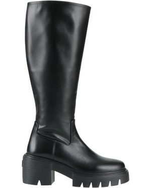 Stuart Weitzman Boot Calfskin - Black