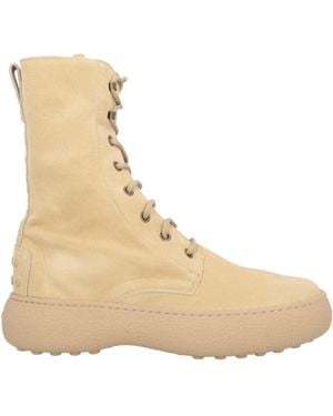 Tod's Ankle Boots Leather - Natural