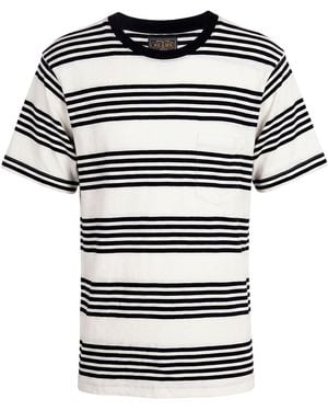 Beams Plus T-Shirt Cotton, Polyester - Blue