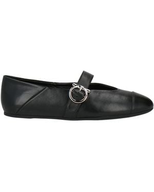 Ferragamo Ballet Flats Lambskin - Black